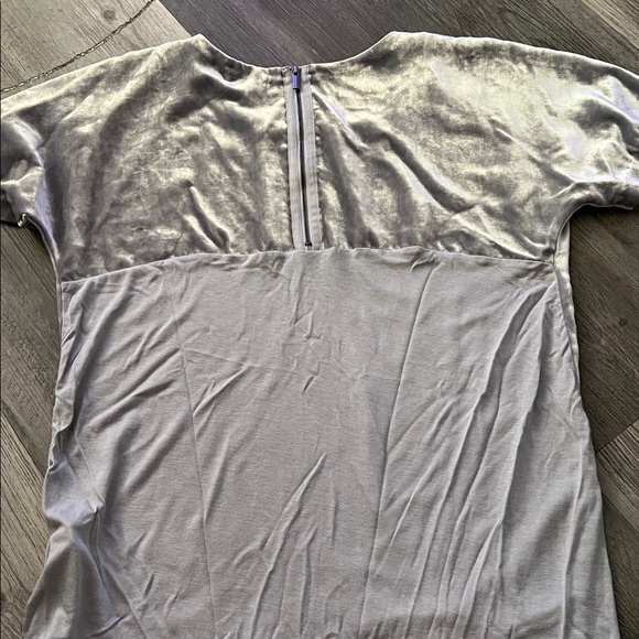 Lucky Brand Gray Velvet Tee - Picture 4 of 5